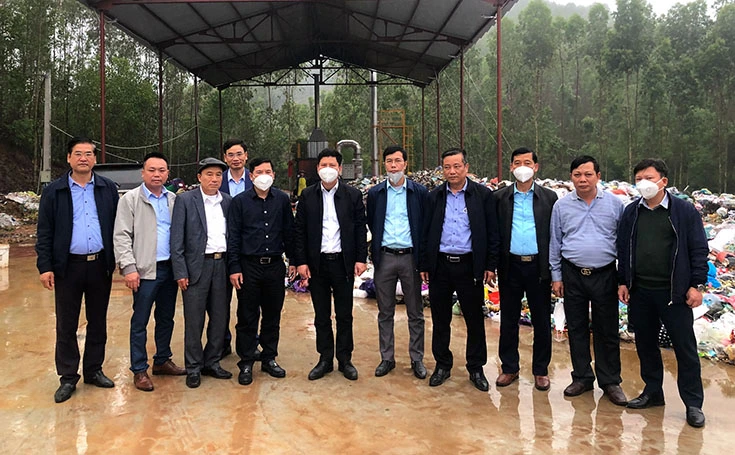 Đoàn công tác lãnh đạo huyện Kim Sơn – Ninh Bình tham quan dự án Lò Đốt Rác tại Bắc Giang